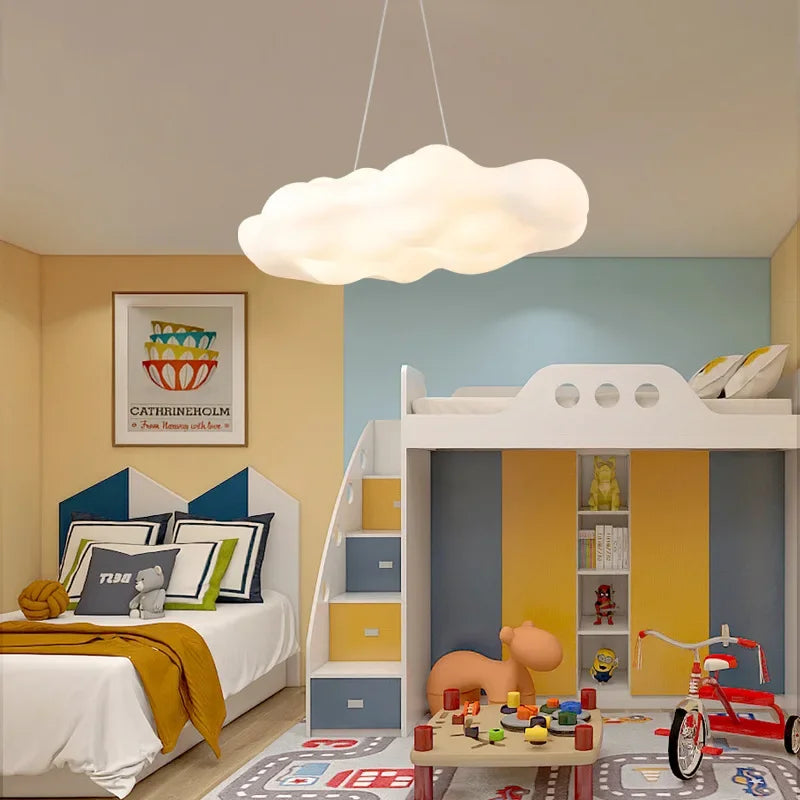 lustre nuage minimaliste moderne éclairage suspendu décoratif pour intérieur