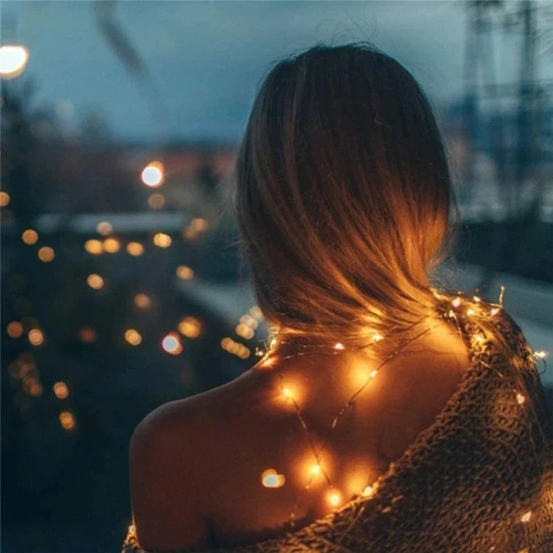 guirlande lumineuse led décoration fête mariage et noël - vue 6 sur 9