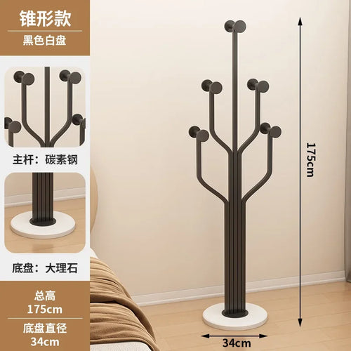 porte-manteau vertical créatif en fer forgé pour vêtements - vue 8 sur 14