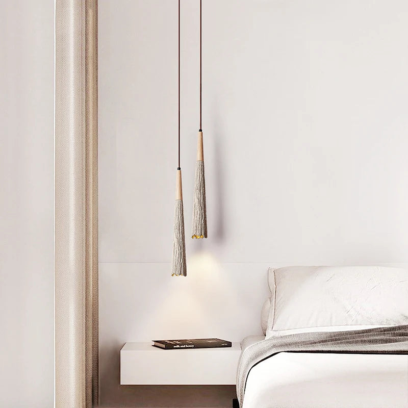 suspension wabi-sabi en ciment pour décoration intérieure moderne - vue 3 sur 6