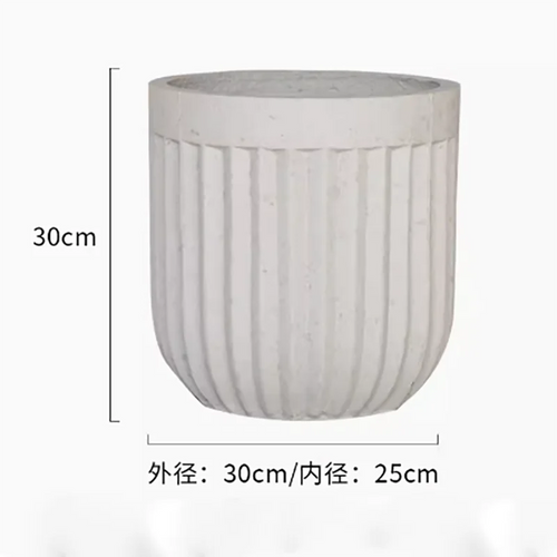 moule en silicone moderne pour pot de fleurs en béton léger et luxueux - vue 23 sur 22