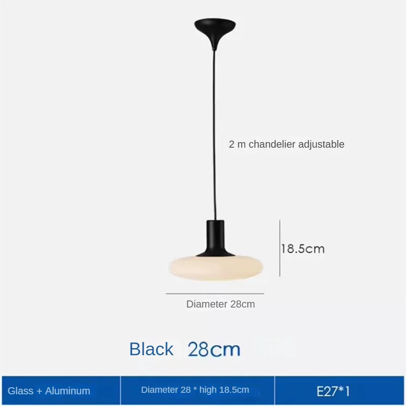 lustre en verre minimaliste créatif pour décoration moderne et originale