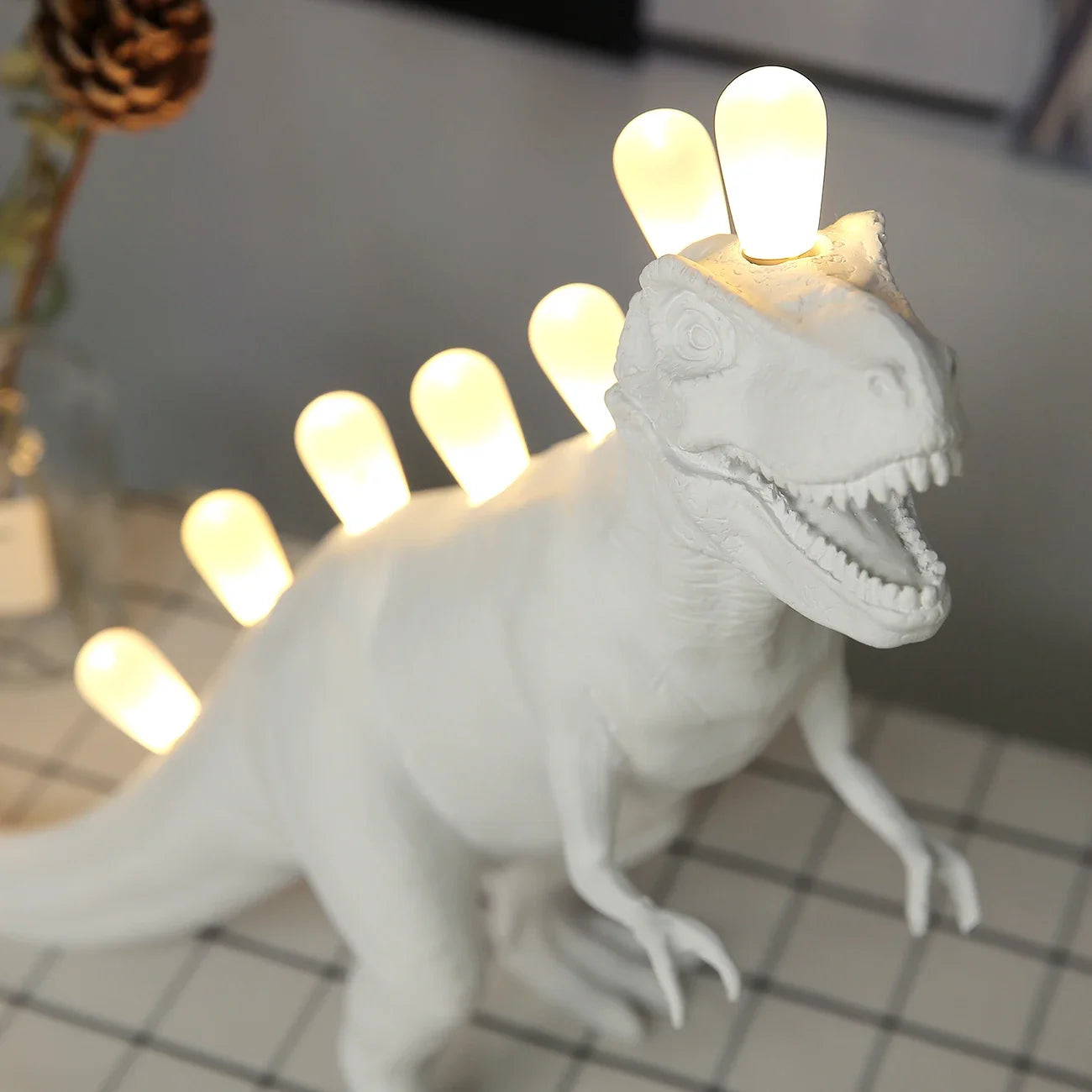 lampes de table dinosaure jurassic décoratives pour la maison - vue 2 sur 8