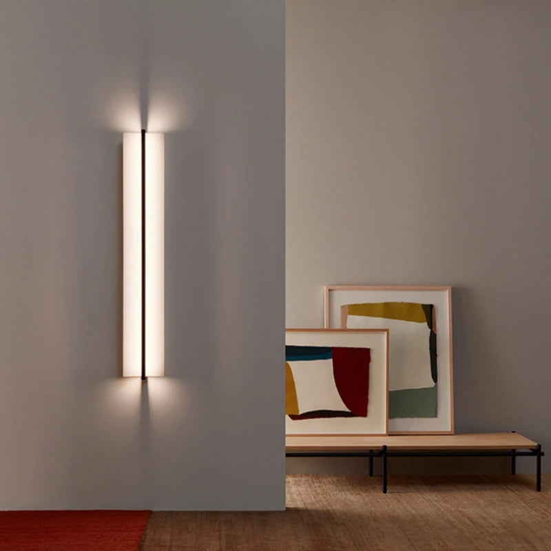 applique murale led minimaliste rectangle - vue 2 sur 8