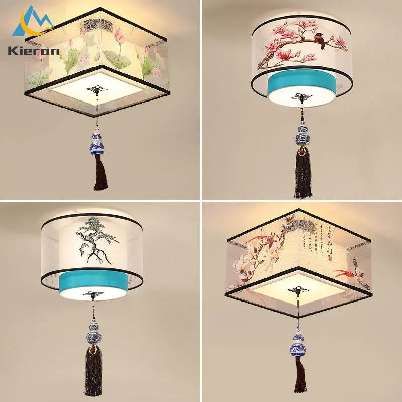 plafonnier led lotus oiseau moderne pour décoration hôtel - vue 3 sur 30