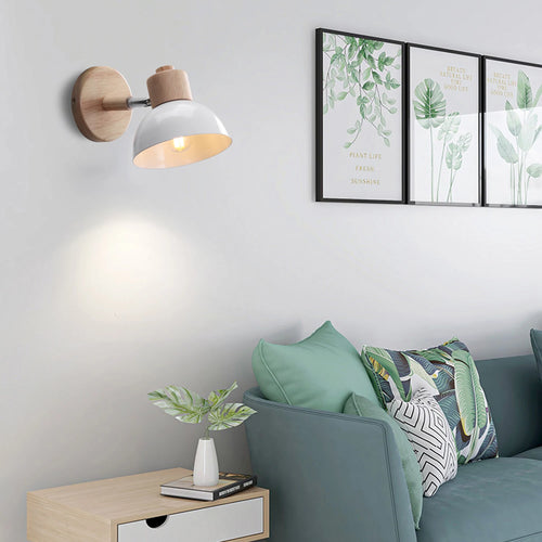 applique murale nordique en bois style mignon et moderne - vue 2 sur 13