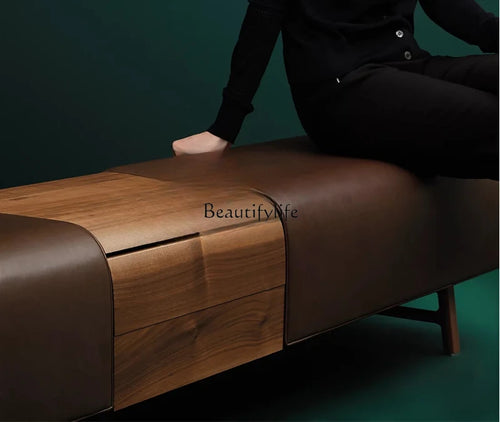 tabouret de luxe italien léger et simple pour banc et canapé