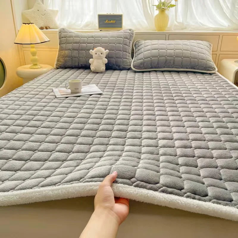 surmatelas en velours chaud pour un confort hivernal - vue 14 sur 15