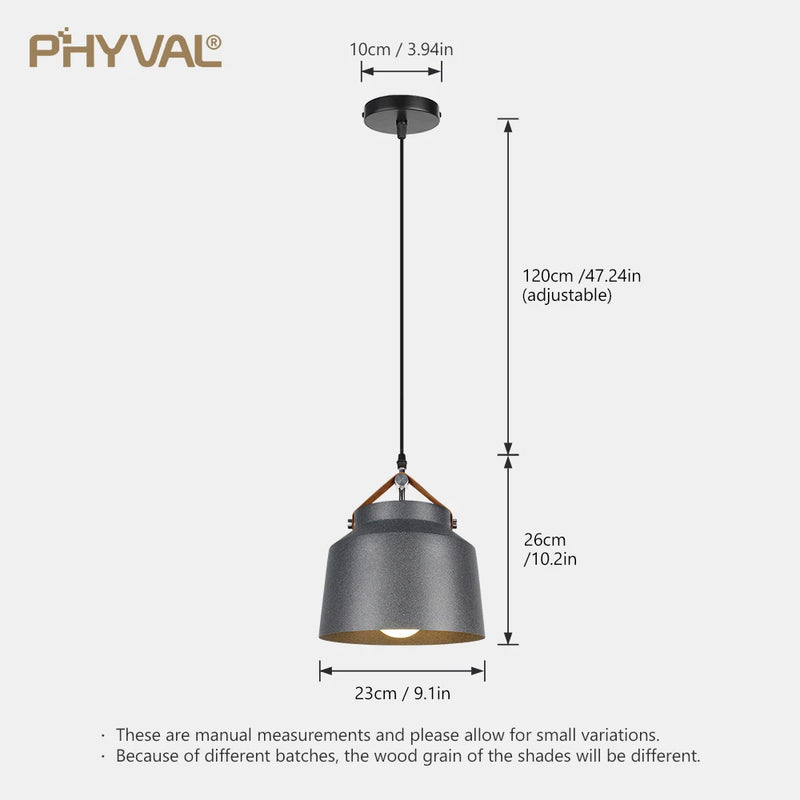 PHYVAL lampes suspendues modernes salle à manger cuisine Suspension lampes LED lumières nordiques pour chambre salon décor lustres