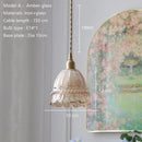lustre moderne en verre pour éclairage intérieur vintage