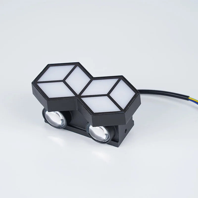 Applique murale imperméables extérieures lampe de applique murale LED moderne Applique murale décorative intérieure extérieure Garage luminaire mural étanche - vue 4 sur 9