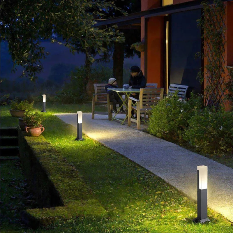 Extérieur étanche IP65 10 W LED nouvelle colonne en aluminium chemin de jardin carré paysage AC85-265 colonne lumineuse