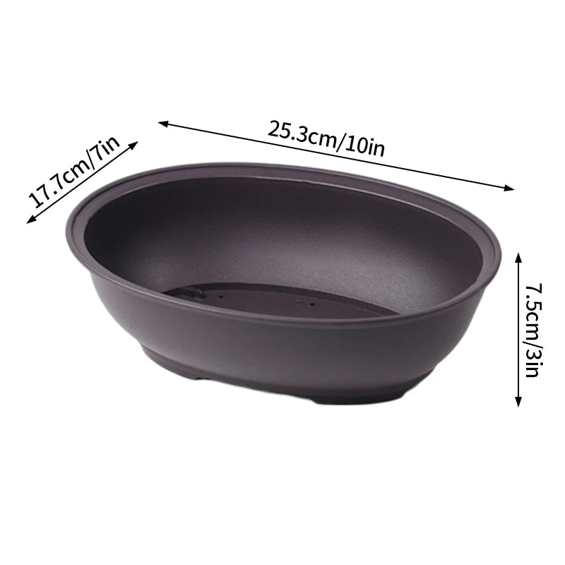 pots de fleurs rectangulaires imitation argile pour jardin extérieur