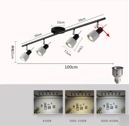 plafonnier led design pour salon bar et bureau - vue 17 sur 17