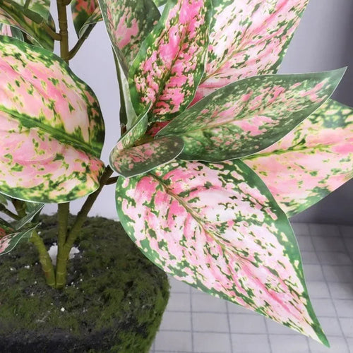 grand bouquet de feuilles de lierre décoratif en plastique - vue 2 sur 6
