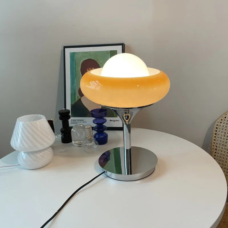 lampe à poser moderne au design nordique vintage - vue 4 sur 6
