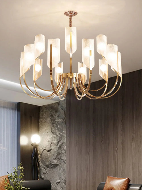 lustre rétro français moderne minimaliste pour salle d'art créative - vue 4 sur 6