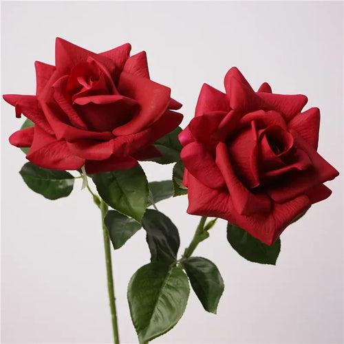 roses artificielles de haute qualité pour décoration intérieure - vue 3 sur 6