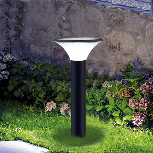 lampe solaire extérieure étanche pour jardin en aluminium - vue 4 sur 14