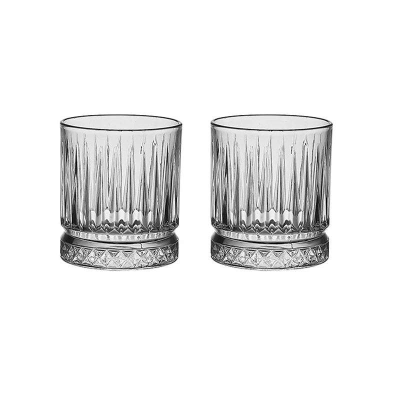 verres whisky sculptes design artistique 3 tailles