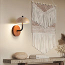 applique murale led vintage en forme de champignon en pierre naturelle
