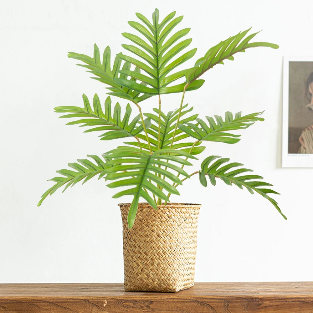plante artificielle tortue tropicale avec feuilles décoratives pour intérieur - vue 4 sur 8