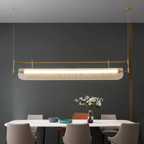 suspension rétro en verre pour décoration intérieure moderne - vue 3 sur 18