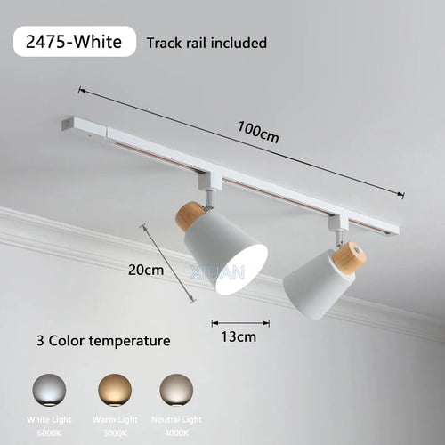 suspension led en bois pour table à manger nordique - vue 18 sur 18