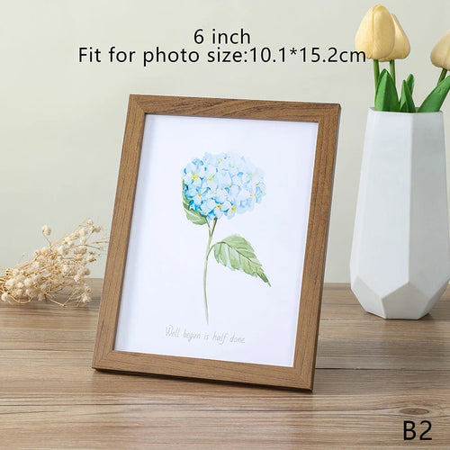 cadre photo en bois suspendu pour décoration et cadeau - vue 17 sur 18