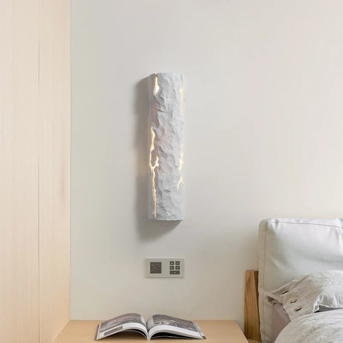 Modern creative tree stump LED wall lamp, indoor bedside wall lamp, designer, hotel, villa, cafe, passage, Art Deco, G9 - vue 2 sur 10
