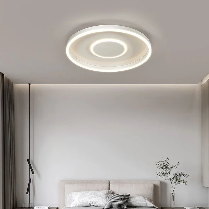plafonnier led décoratif circulaire pour intérieur moderne - vue 3 sur 13