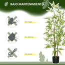 lot de 2 plantes artificielles avec pot et 498 feuilles