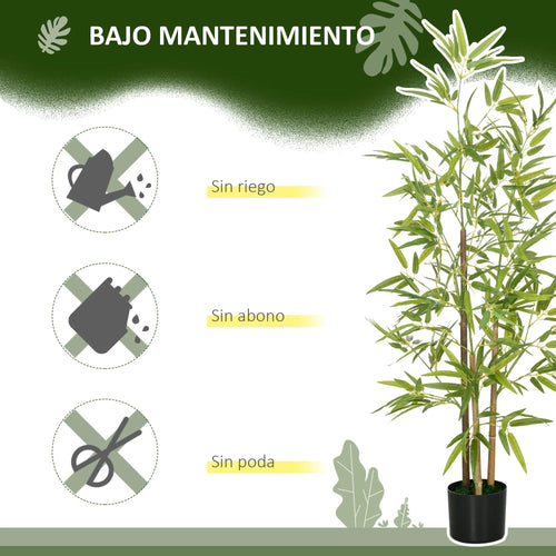lot de 2 plantes artificielles avec pot et 498 feuilles - vue 7 sur 7