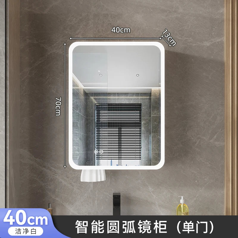 armoire intelligente avec rangement éclairé et toilettes séparées - vue 14 sur 14