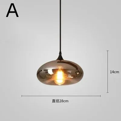 suspension à led en verre design pour décoration intérieure moderne - vue 8 sur 15