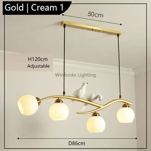 suspension design moderne forme oiseau scandinave décoratif winfordo - vue 12 sur 18