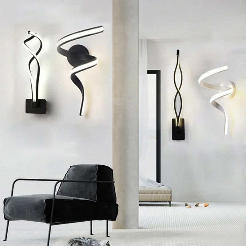 applique murale led moderne pour décoration intérieure élégante - vue 4 sur 10