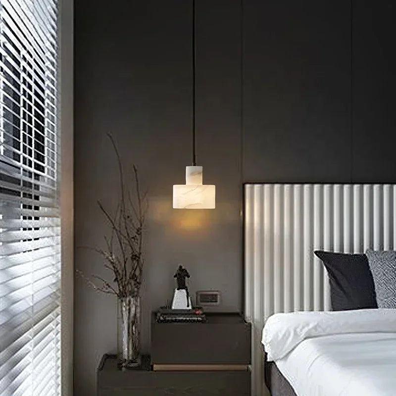 suspension moderne en marbre pour un éclairage intérieur élégant - vue 5 sur 7