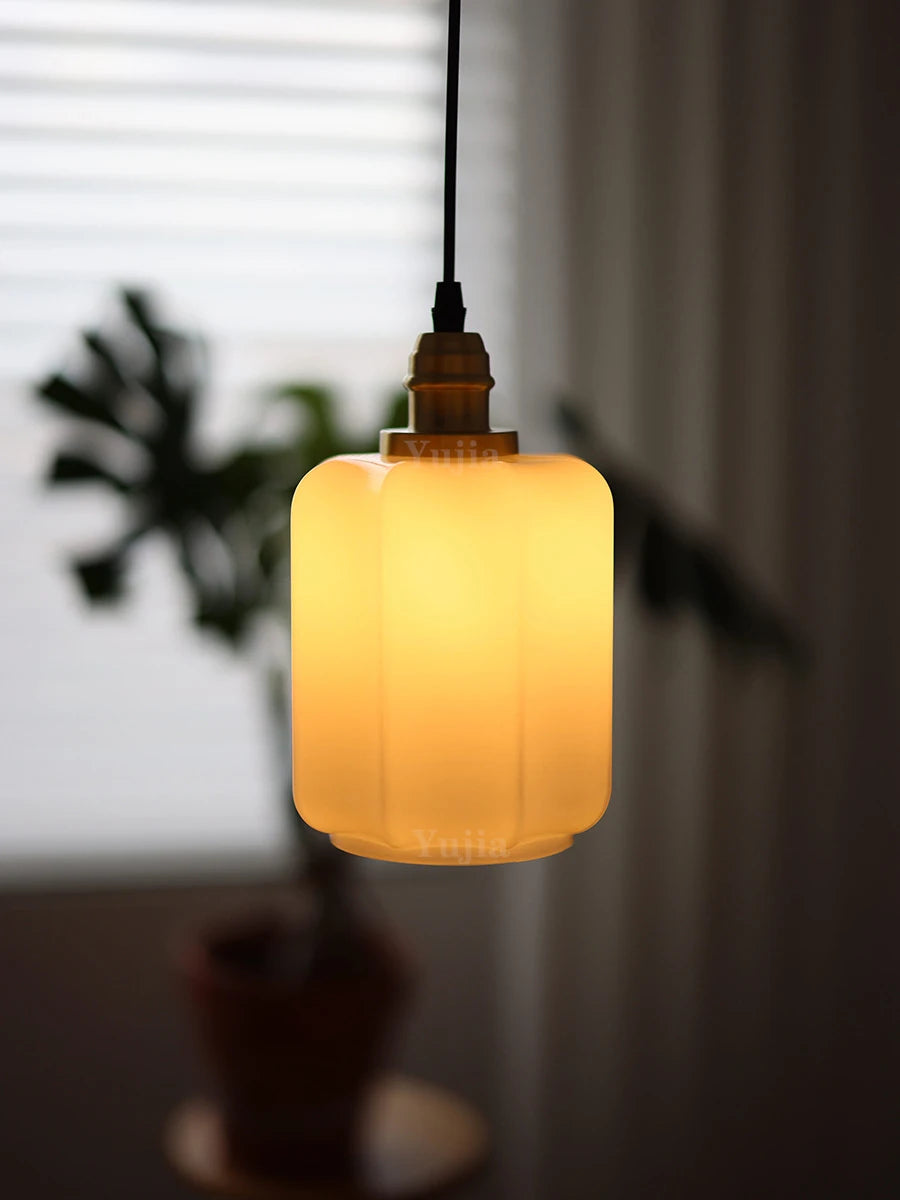 suspension en verre japonais design scandinave pour intérieur élégant - vue 4 sur 8