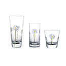 verre martelé motif marguerite pour boissons résistant chaleur