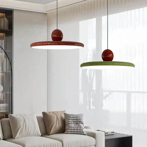 led nordique suspension lumière soucoupe volante éclairage intérieur - vue 4 sur 12