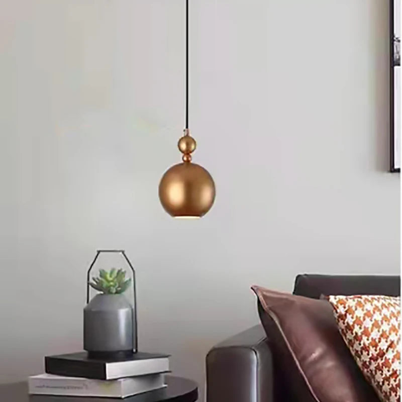 suspension vintage en cuivre pour intérieur moderne et élégant - vue 3 sur 8