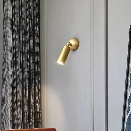 applique murale led en laiton gradation température rotative moderne