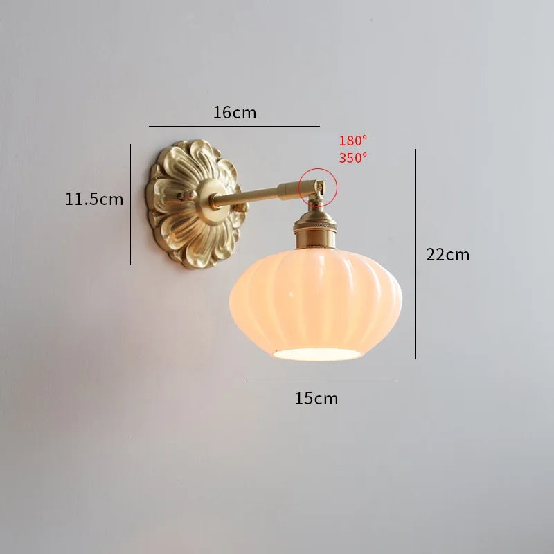 applique murale led iwhd en bois de noyer décorative nordique - vue 19 sur 23