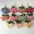 bouquet de roses artificielles en soie pour décoration intérieure