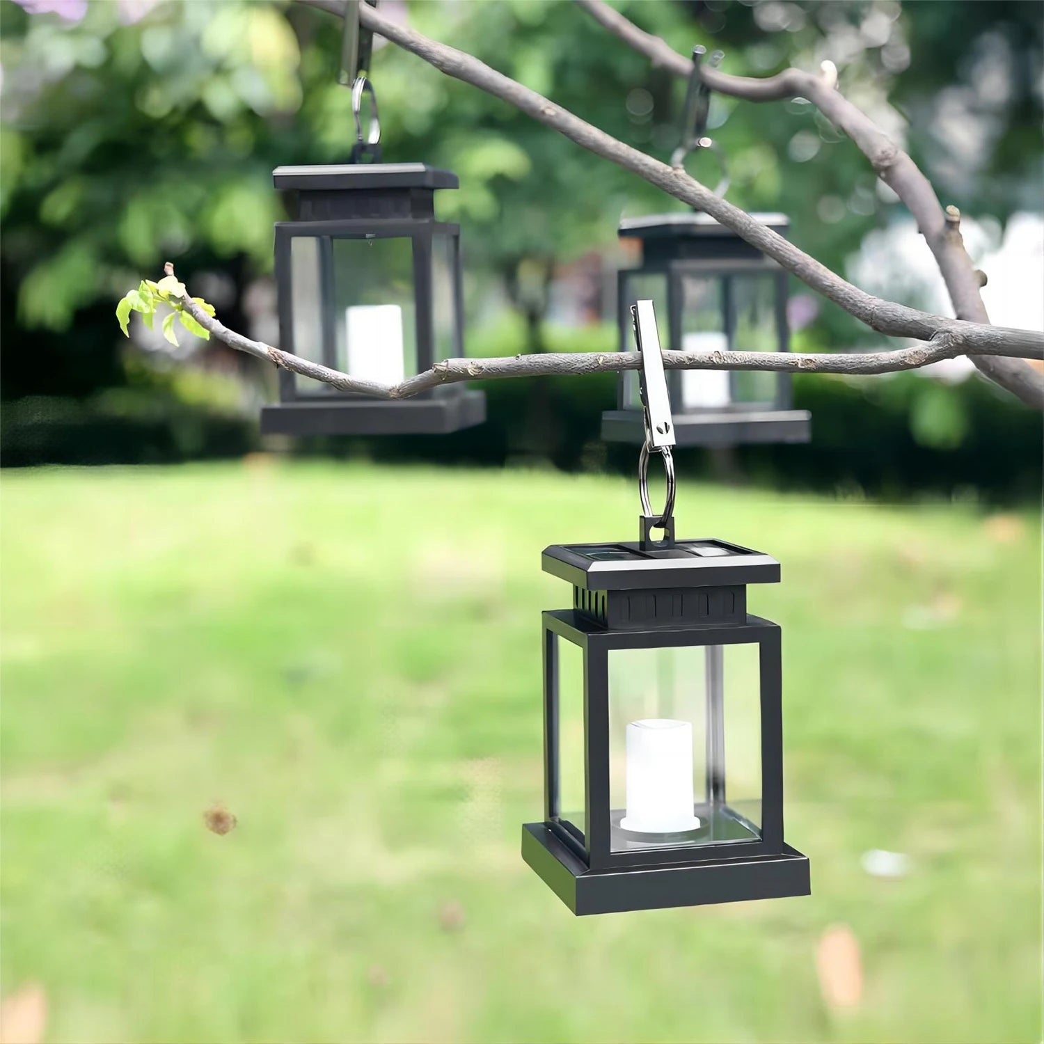 lampes solaires à led pour jardin et extérieur décoratif - vue 5 sur 7