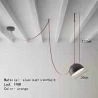 suspension en cuir artificiel pour bureau et magasin