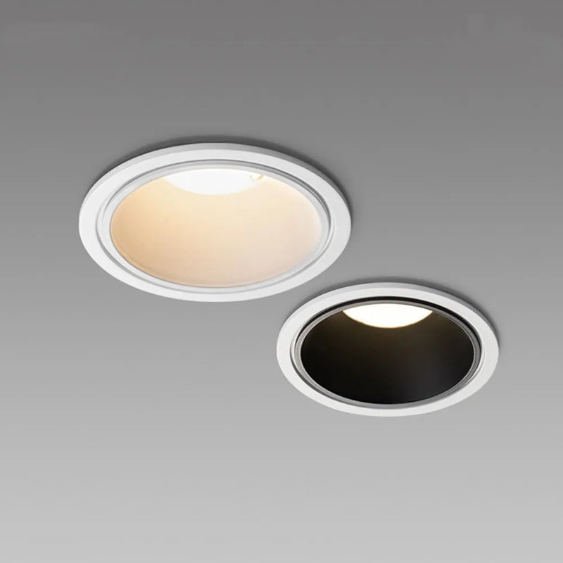 spot led en aluminium anti-éblouissement encastré pour maison