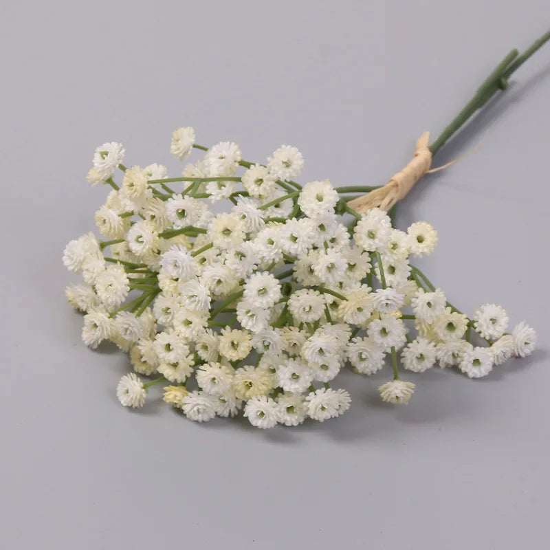 bouquet de gypsophile artificielle pour mariage et décoration créative - vue 5 sur 8