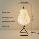 lampadaire en soie japonaise design wabi sabi pour décoration intérieure créative